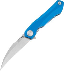 Bestech Ivy Linerlock Folding Knife - Blue G10