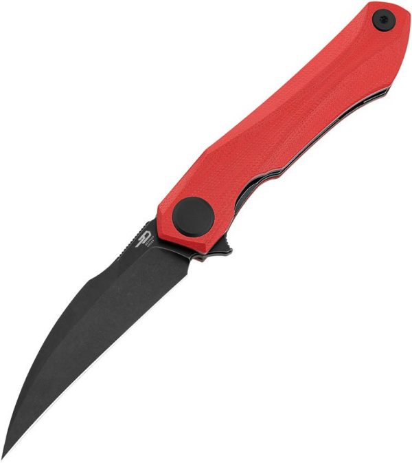 BTKG59D.jpg Bestech Ivy Linerlock Red G10 - 3 inches Stonewash
