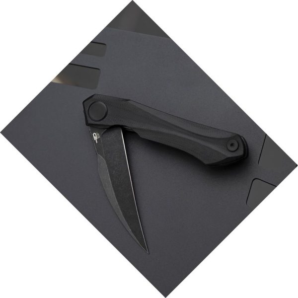 Bestech Ivy Linerlock Black G10 - 3 inches Stonewash