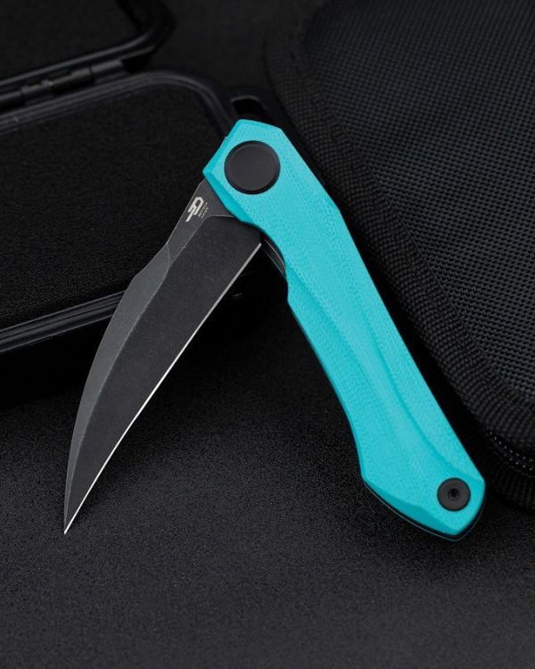 Bestech Ivy Linerlock Teal G10 - 3 inches Stonewash