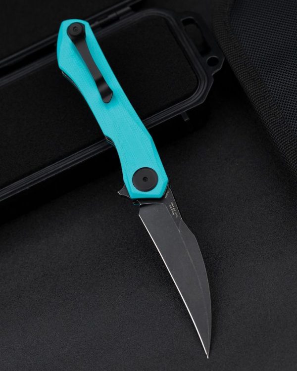 Bestech Ivy Linerlock Teal G10 - 3 inches Stonewash