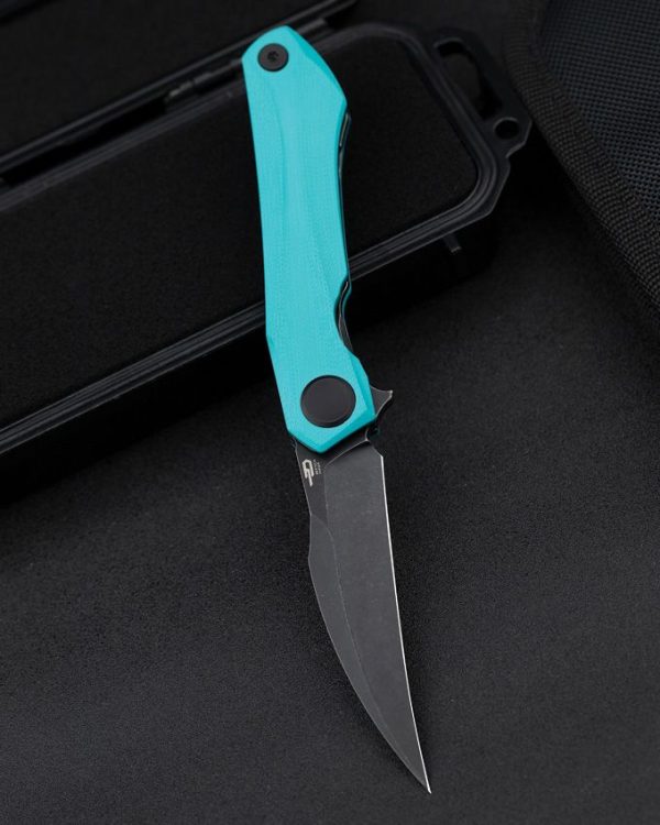 Bestech Ivy Linerlock Teal G10 - 3 inches Stonewash