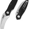 Bestech Mantidae Linerlock Black G10 - Curved Blade