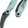 Bestech Mantidae Linerlock Jade G10 - Curved Blade