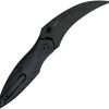 Bestech Mantidae Linerlock Black Micarta - Curved Blade