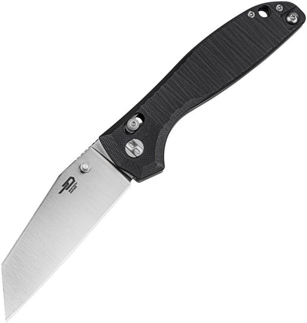 Bestech Liger Bar Lock Black G10 Wharncliffe