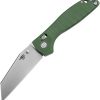 Bestech Liger Bar Lock OD Green G10 Wharncliffe