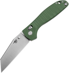 Bestech Liger Bar Lock OD Green G10 Wharncliffe