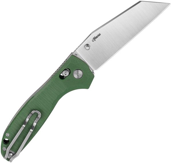 Bestech Liger Bar Lock OD Green G10 Wharncliffe