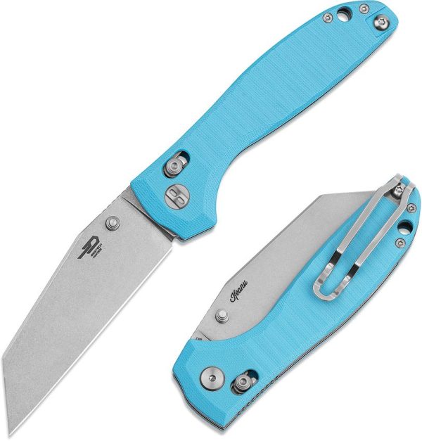 Bestech Liger Bar Lock Light Blue G10 Wharncliffe