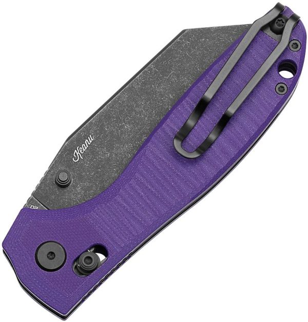 Bestech Liger Bar Lock Purple G10 Wharncliffe