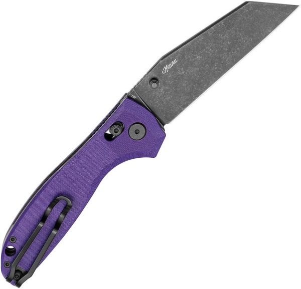 Bestech Liger Bar Lock Purple G10 Wharncliffe