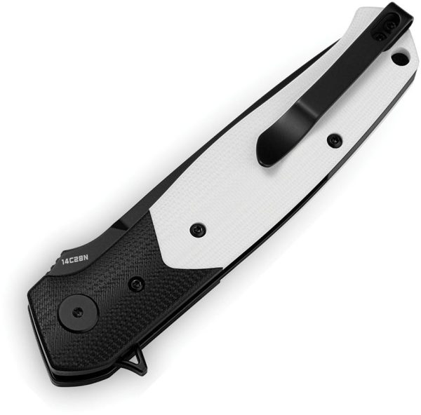 Bestech Swordfish Button Lock Black PVD 14C28N