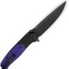 Bestech Swordfish Button Lock Black PVD Purple