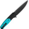 Bestech Swordfish Button Lock PVD Teal G10