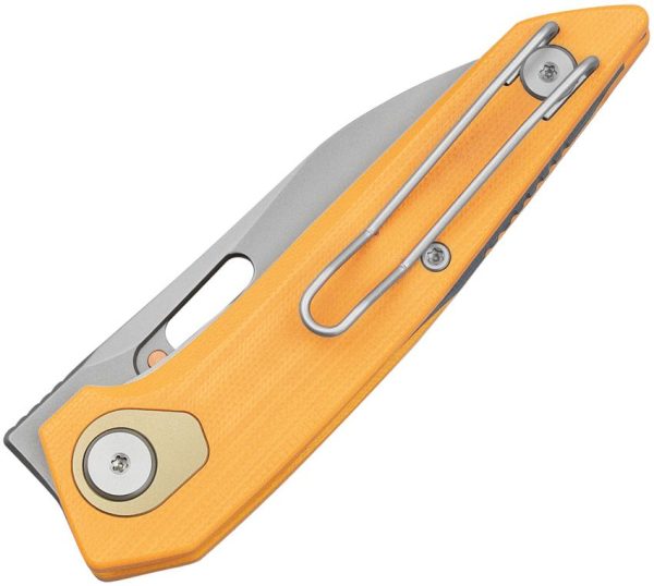 Bestech VK-Void M-Cut Linerlock - Yellow G10