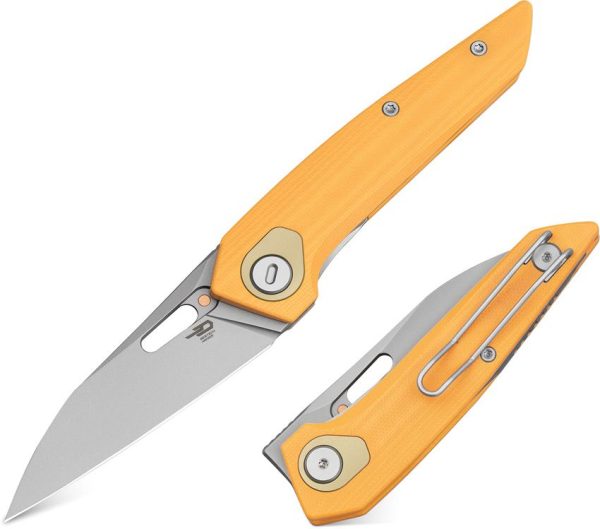 Bestech VK-Void M-Cut Linerlock - Yellow G10