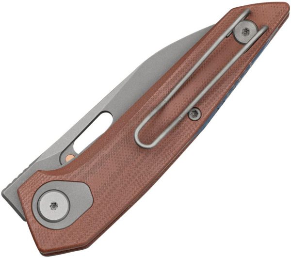 Bestech VK-Void M-Cut Linerlock - Brown G10