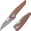 Bestech VK-Void M-Cut Linerlock - Brown G10
