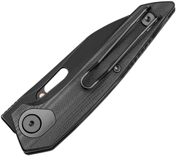 Bestech VK-Void M-Cut Linerlock - Black G10
