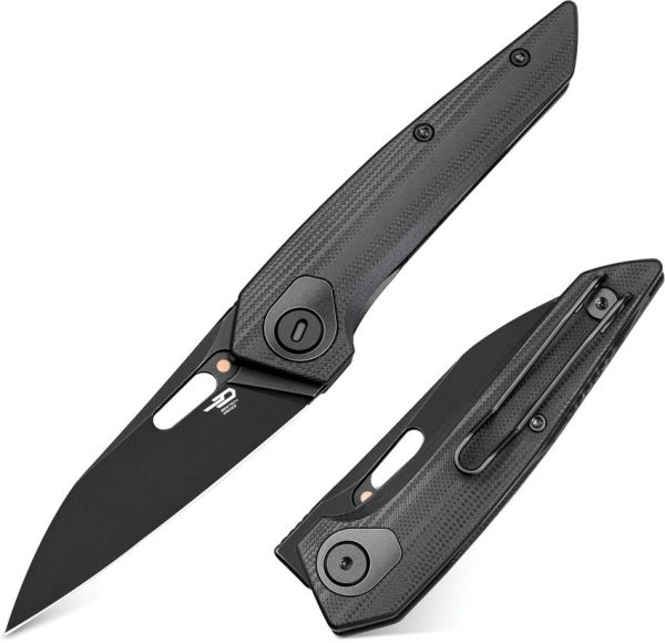 Bestech VK-Void M-Cut Linerlock - Black G10
