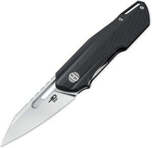 Bestech Toddler Linerlock Folding Knife - Black G10