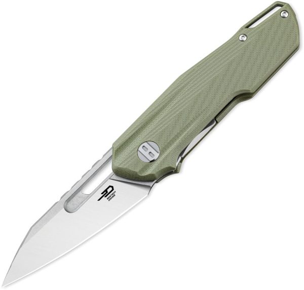 Bestech Toddler Linerlock Folding Knife - OD Green G10