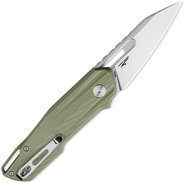 Bestech Toddler Linerlock Folding Knife - OD Green G10