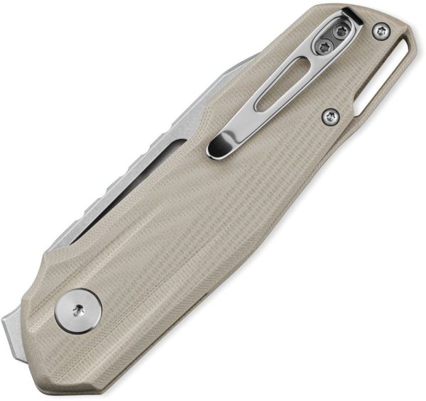 Bestech Toddler Linerlock Folding Knife - Desert Tan G10