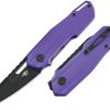 Bestech Toddler Linerlock Folding Knife - Purple G10