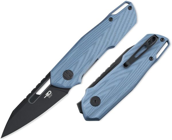 Bestech Toddler Linerlock Blue/Gray G10 Folding Knife