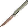 Bestech Duoz Linerlock OD Green G10 EDC Knife
