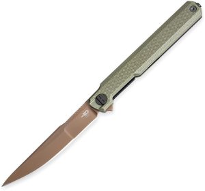 Bestech Duoz Linerlock OD Green G10 EDC Knife