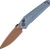 Bestech Mothus Crossbar Lock Blue-Gray G10 Folding Knife
