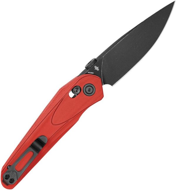 Bestech Mothus Crossbar Lock Red G10 Folding Knife