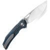 Bestech Falko Linerlock Blue Carbon Fiber EDC Knife