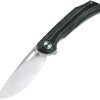 Bestech Falko Linerlock Green Carbon Fiber EDC Knife
