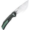 Bestech Falko Linerlock Green Carbon Fiber EDC Knife