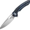 Bestech Ornetta Linerlock Black/Blue Bohler N690 Knife