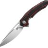 Bestech Ornetta Linerlock Red Bohler N690 Folding Knife