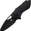 Bestech Riverstone Linerlock Black Stonewash Blade