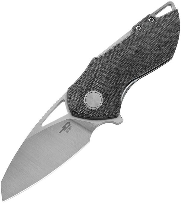Bestech Riverstone Linerlock Micarta Black Handle