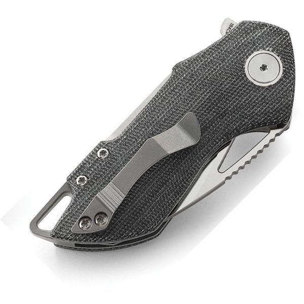 Bestech Riverstone Linerlock Micarta Black Handle