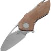 Bestech Riverstone Linerlock Natural Micarta Handle