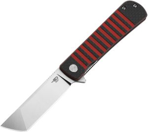 Bestech Titan Linerlock Red/Black Tanto Stonewash Knife
