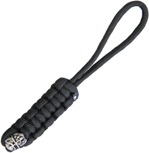 Bestech Bestechman Lanyard Black Paracord Skull Bead