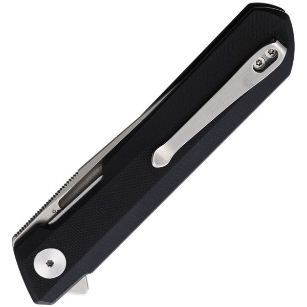 Bestech Knives Dundee Linerlock Folding Knife 3.5" D2 Black G10