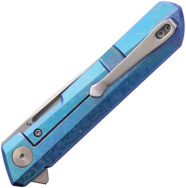 Bestech Bestechman Dundee D2 Blue Crystallized Titanium