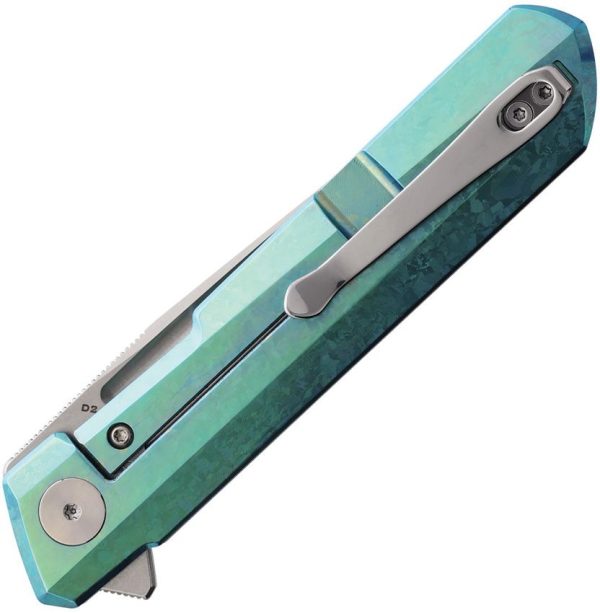 Bestech Bestechman Dundee D2 Green Crystallized Titanium