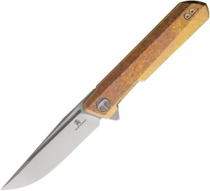 BTKMK01C3.jpg Bestech Bestechman Dundee Linerlock - Titanium Handle D2